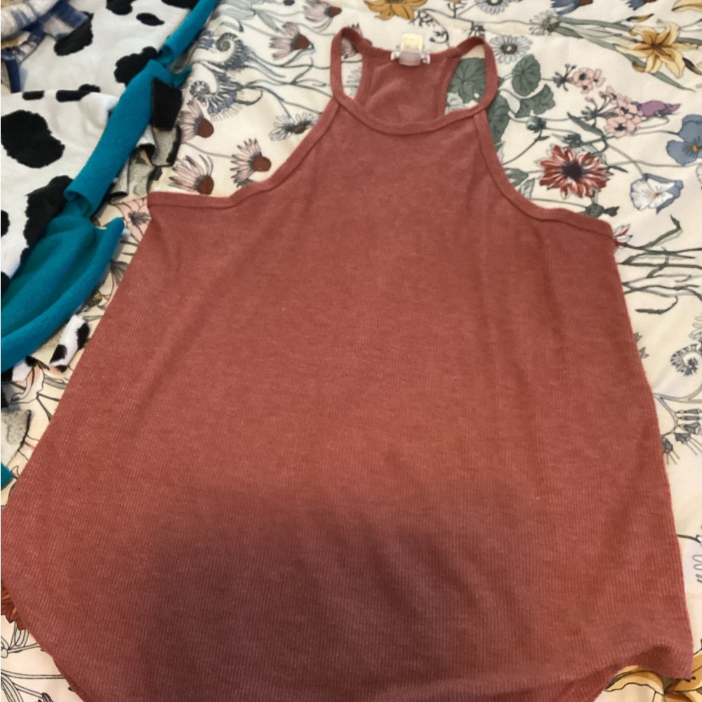 Bozzolo Pink Sleeveless Tank Top